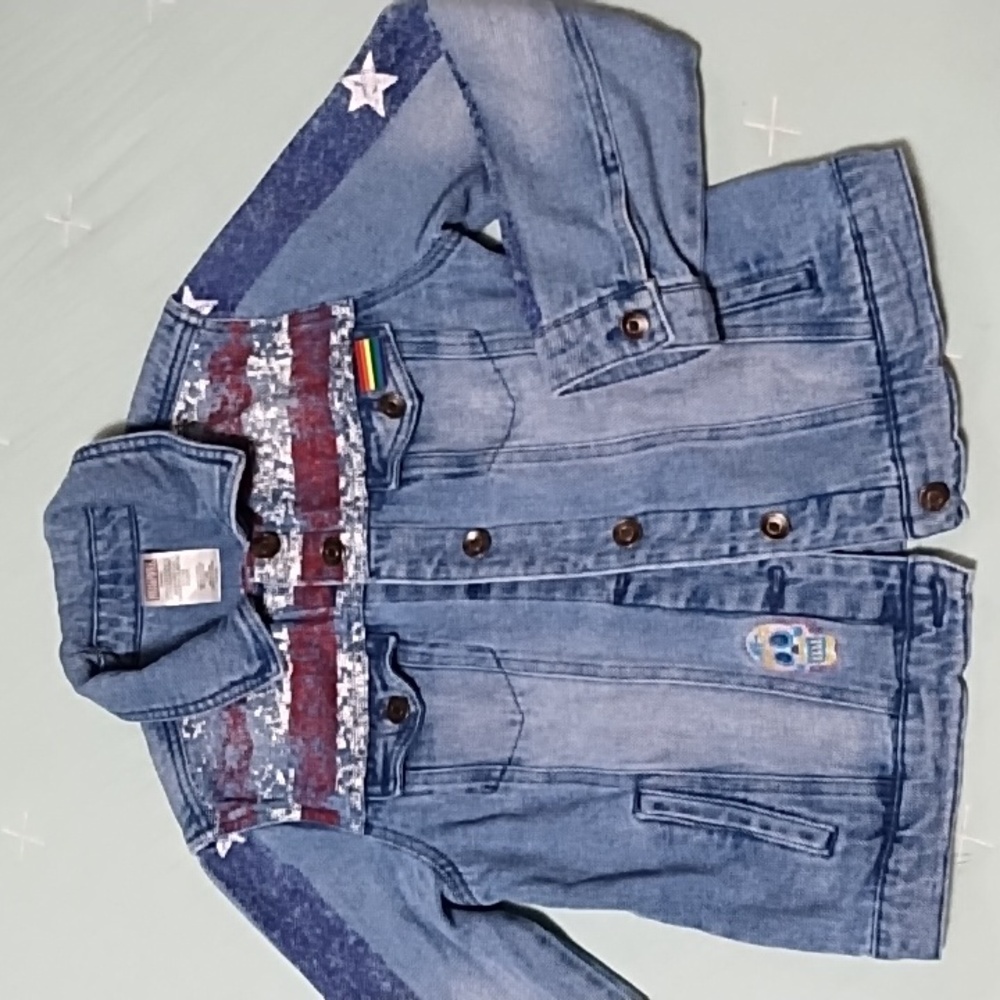 Marvel America Chavez Denim Jean Jacket Dr Strange Women’s Sz M